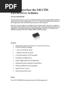 How to Interface the 24LC256 EEPROM to Arduino