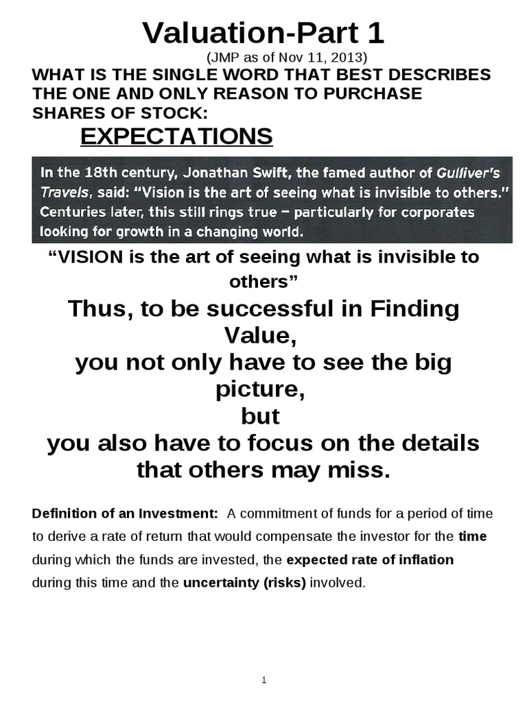 Equity Valuation Techniques Explained | PDF | Capital Asset Pricing ...