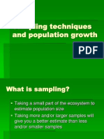 Sampling Techniques and Population Growth