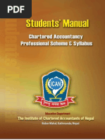 ICAG Course Structure and Exemptions | PDF | Accounting | Audit