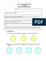 Prueba de Matematicas Primero