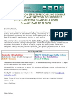 Next Generation Structured Cabling Seminar