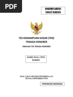 Download Tkd Honorer - Simulasi Tes Cpns Honorer by Agus Karmajaya SN207372033 doc pdf