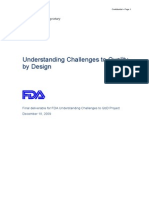 Understanding Challenges To Quality by Design