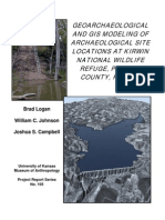 Geoarchaeological and Gis Modeling of Archaeological Site Locations at Kirwin National Wildlife Refuge, Phillips County, Kansas