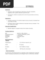 Sap Security Resume 2