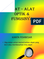 Alat - Alat Optik & Fungsinya