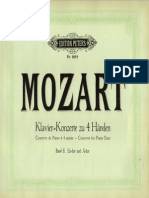 Mozart Concerto 23 K488 Piano 4 Hands