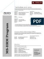 MS-HRM 2011-2012 Curriculum