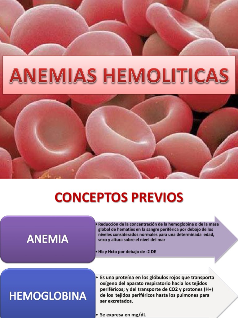 anemia hemolitica