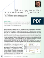 Influence of Film Coating Formulations On Process Time and Co2 Emissions - Chemistry Today