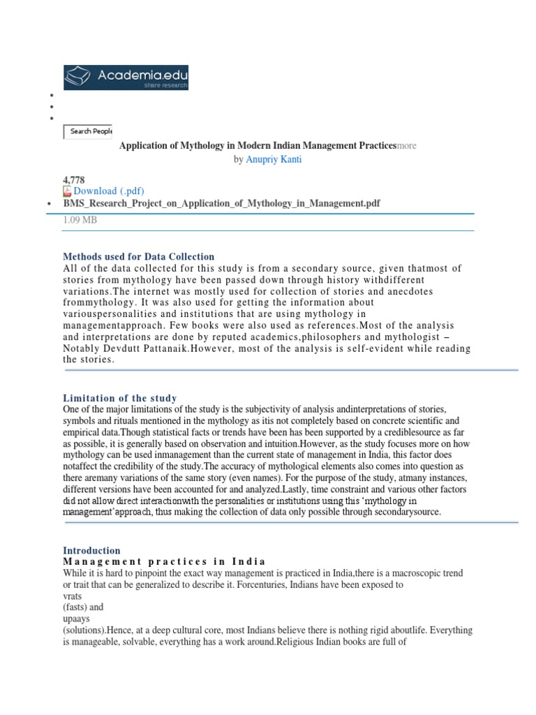 Understanding Jugaad in Indian Management | PDF | Mythology | Western ...