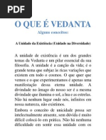 O QUE É VEDANTA