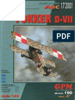 Fokker - D-VII Paper Model