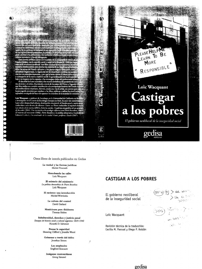 Castigar A Los Pobres | PDF