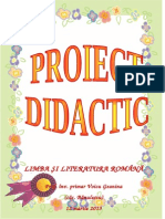 0 192 Proiect Didactic