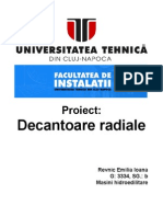 Decantoare Radiale