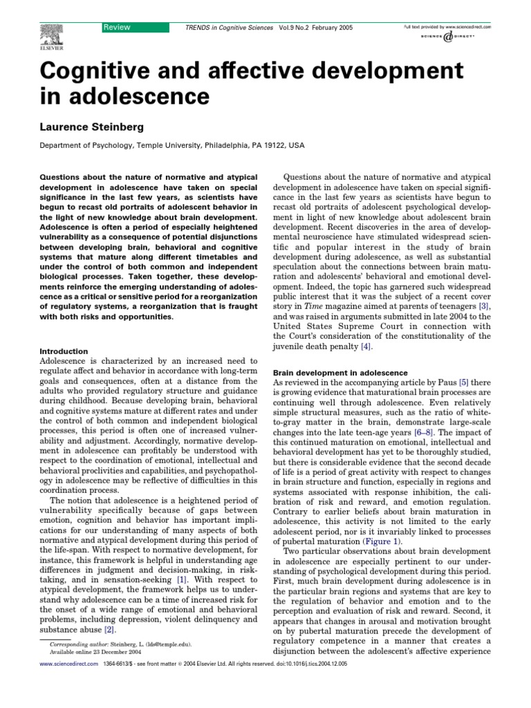 adolescence steinberg pdf download