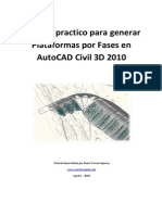 Generar Plataformas Por Fases en AutoCAD Civil 3D