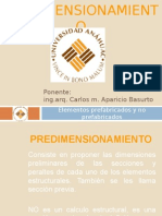 Predimensionamiento Anahuac