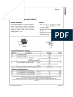 30V P-Channel Powertrench Mosfet: General Description Features