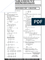 SSC Mains (Maths) Mock Test-4 (Solution)