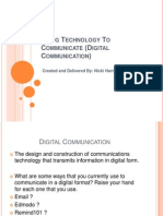 Using Technology To Communicate (Digital Communication)