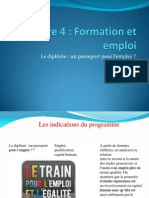 Chapitre 4 Le Diplome, Un Passeport Pour L'emploi - Copie PDF