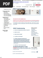 Bosch Error Codes | PDF | Water Heating | Home Appliance