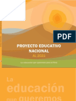 Proyecto Educativo Nacional Al 2021 Oficial