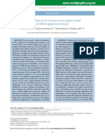 Epidemiologia de Las Lesiones en Un Equipo Varonil de Futbol Rapido Universitario