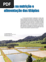 Ajustes na nutrição e alimentação das tilapias