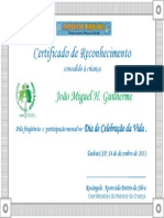 Pastoral Certificado 2011