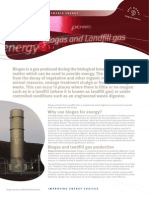 Biogas and Landfill Gas Fact Sheet 05