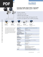 Burkert Valve Catalogue | PDF | Valve | Pressure