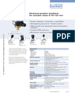 Electrical Position Feedback For Actuator Sizes Ø 40-125 MM: (Body/cover)