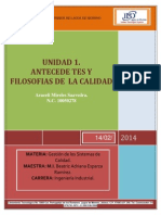 Investigacion de La Unidad 1 Antecedentes y Filosofia de La Calida