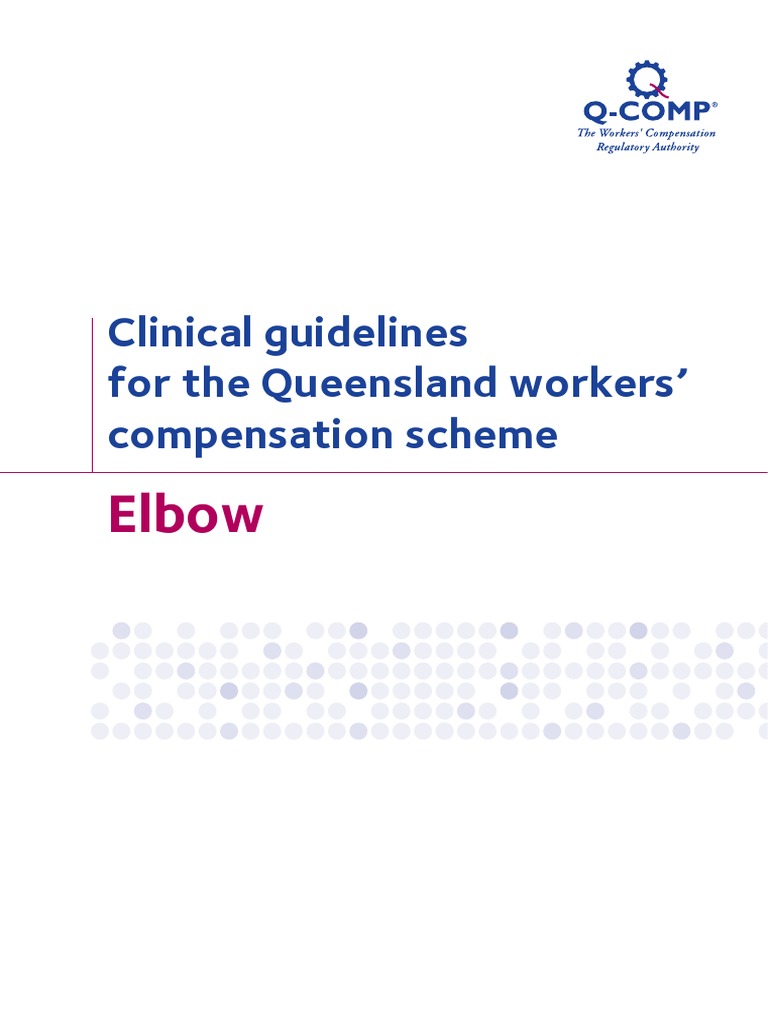 Clinical Guidelines For The Queensland Workers' Compensation Scheme ...