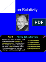 Quiz On Relativity