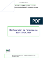 Configuration de L'imprimante Sous Gnu-Linux
