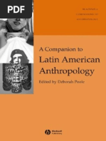 Poole-A Companion To Latin American Anthropology