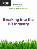 Download Breaking Into the HR Industry by Monster UK SN20747017 doc pdf