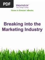 Download Breaking Into the Marketing Industry by Monster UK SN20747034 doc pdf
