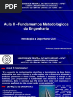 Aula II - Fundamentos Metodológicos