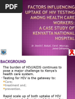 Download Factors Influencing Uptake of Hiv Testing Among Health Care Workers by jowuor SN20747608 doc pdf