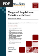 Mergers Acquisitions Valuation With Excel