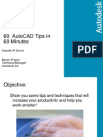 60 AutoCAD Tips in 60 Minutes Final