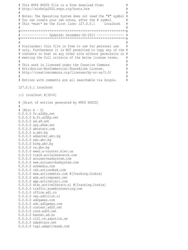 Hosts Pdf