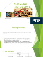 Class diagram for departmental store management system