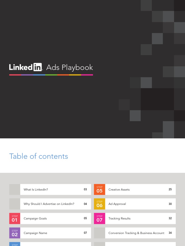 LinkedIn Ads Playbook Guide | PDF | Advertising | Linked In